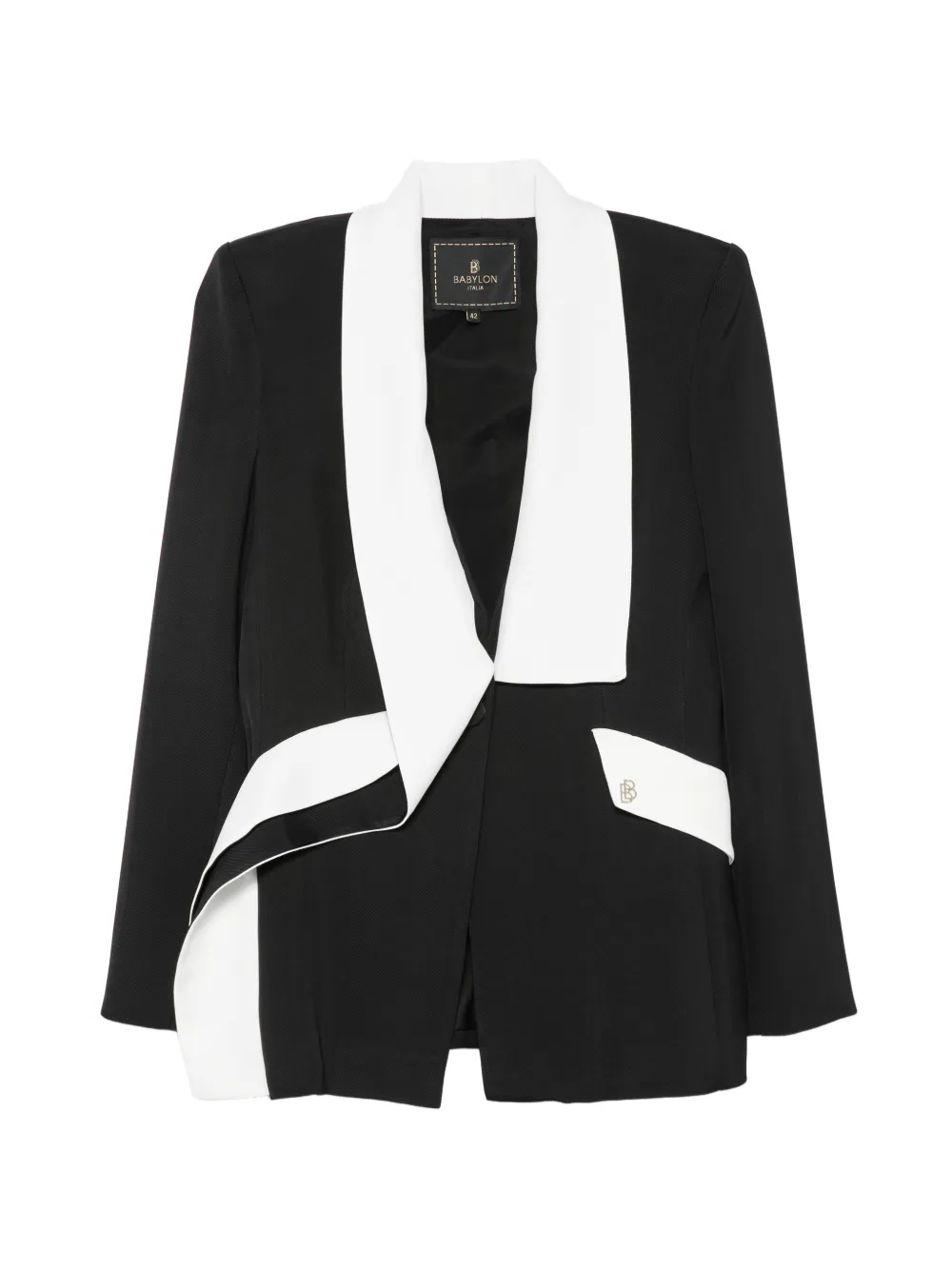 Babylone Paris veste à boutonnière - Noir