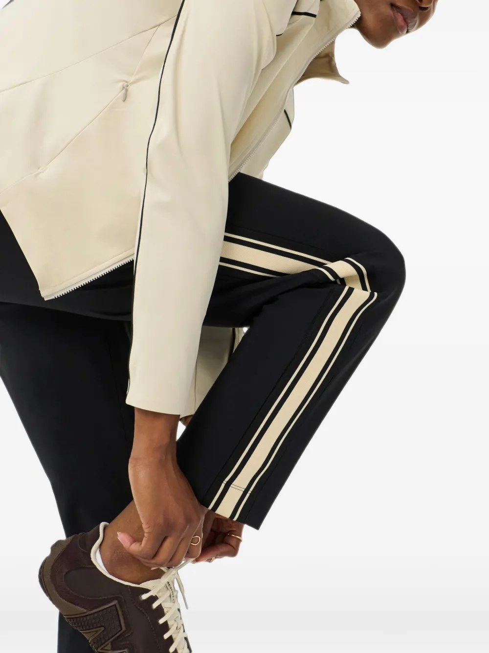 Sweaty Betty Explorer trainingsbroek met zijstreep Zwart