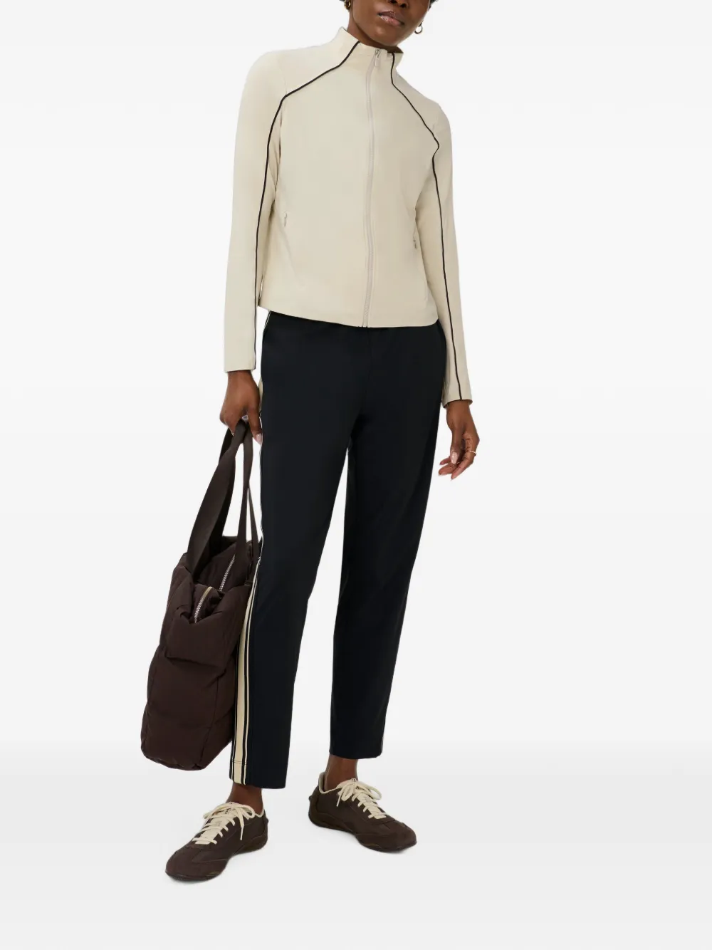 Sweaty Betty Explorer trainingsbroek met zijstreep Zwart