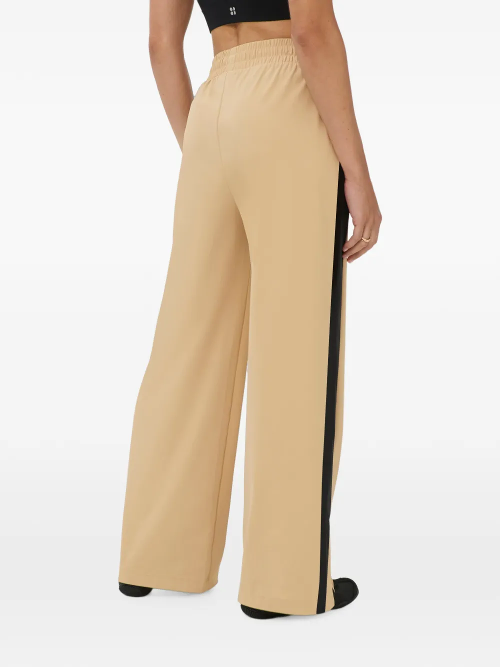 Sweaty Betty Explorer trainingsbroek met zijstreep Beige