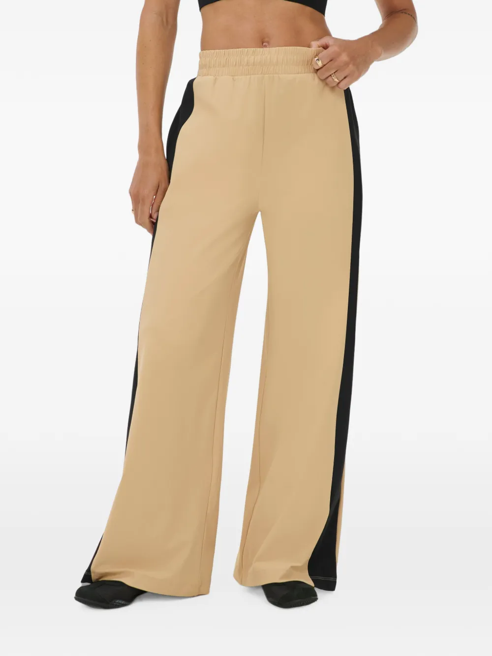 Sweaty Betty Explorer trainingsbroek met zijstreep Beige