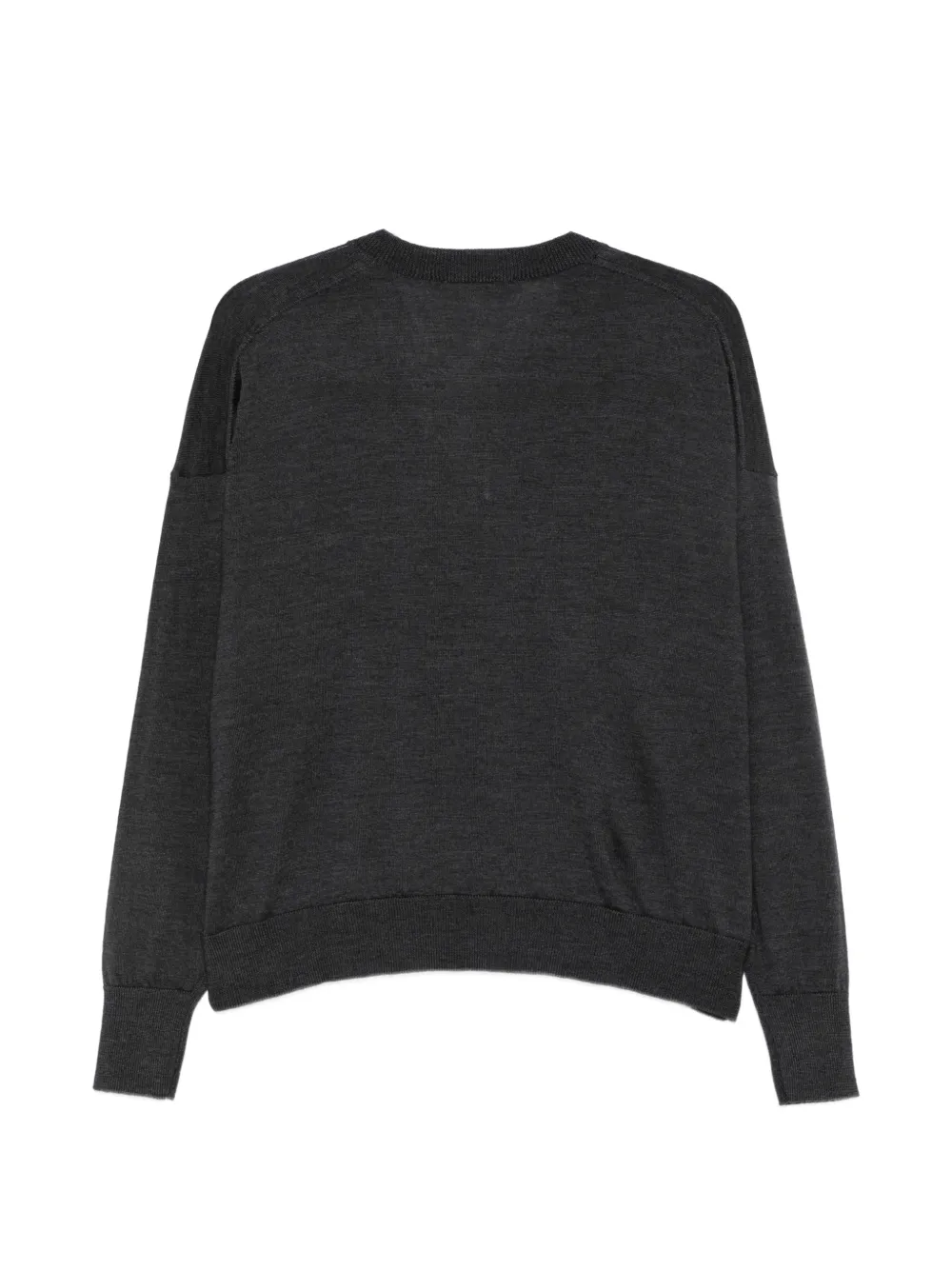 Zanone Trui met V-hals Grijs
