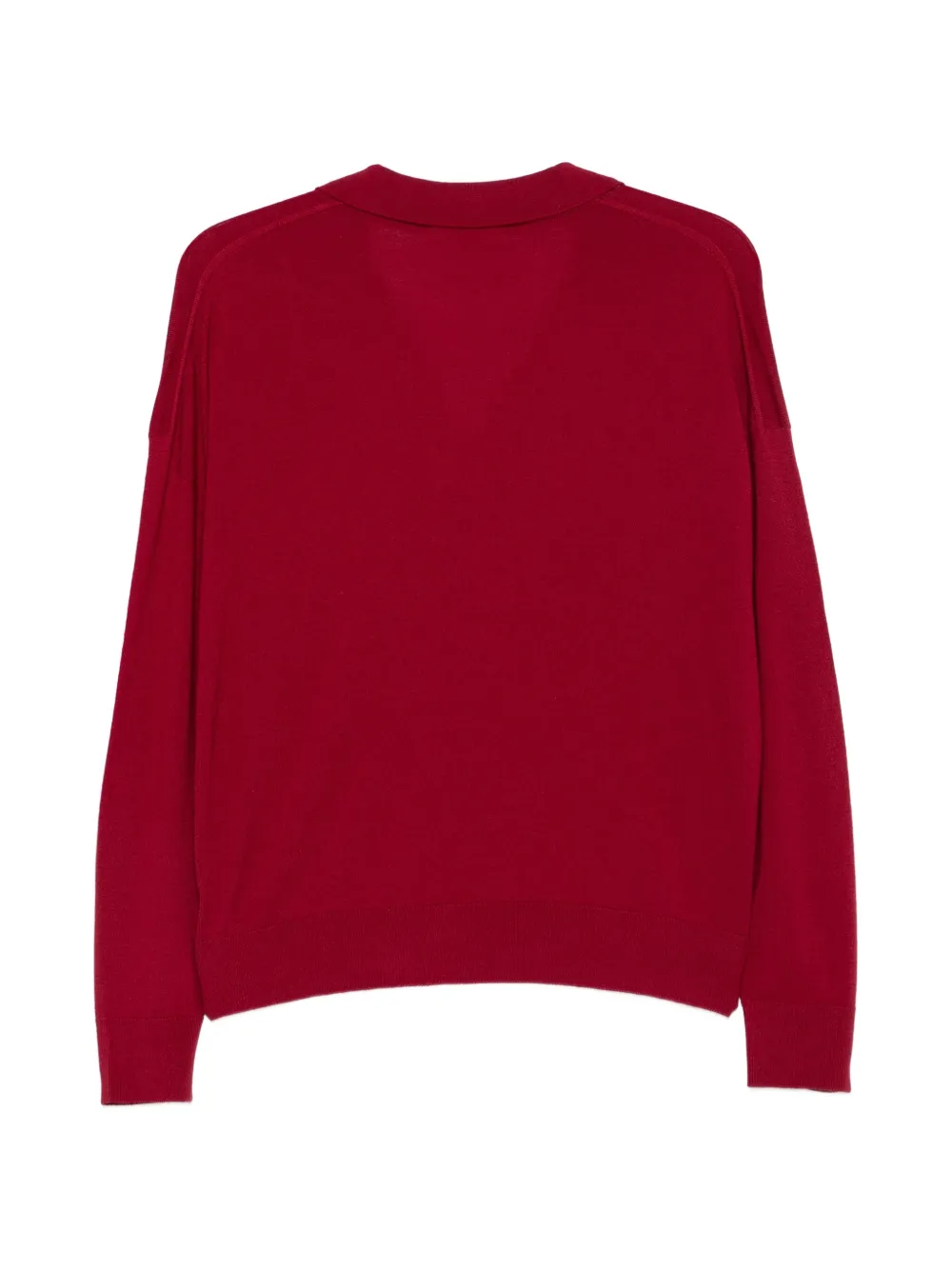 Zanone Trui met V-hals Rood