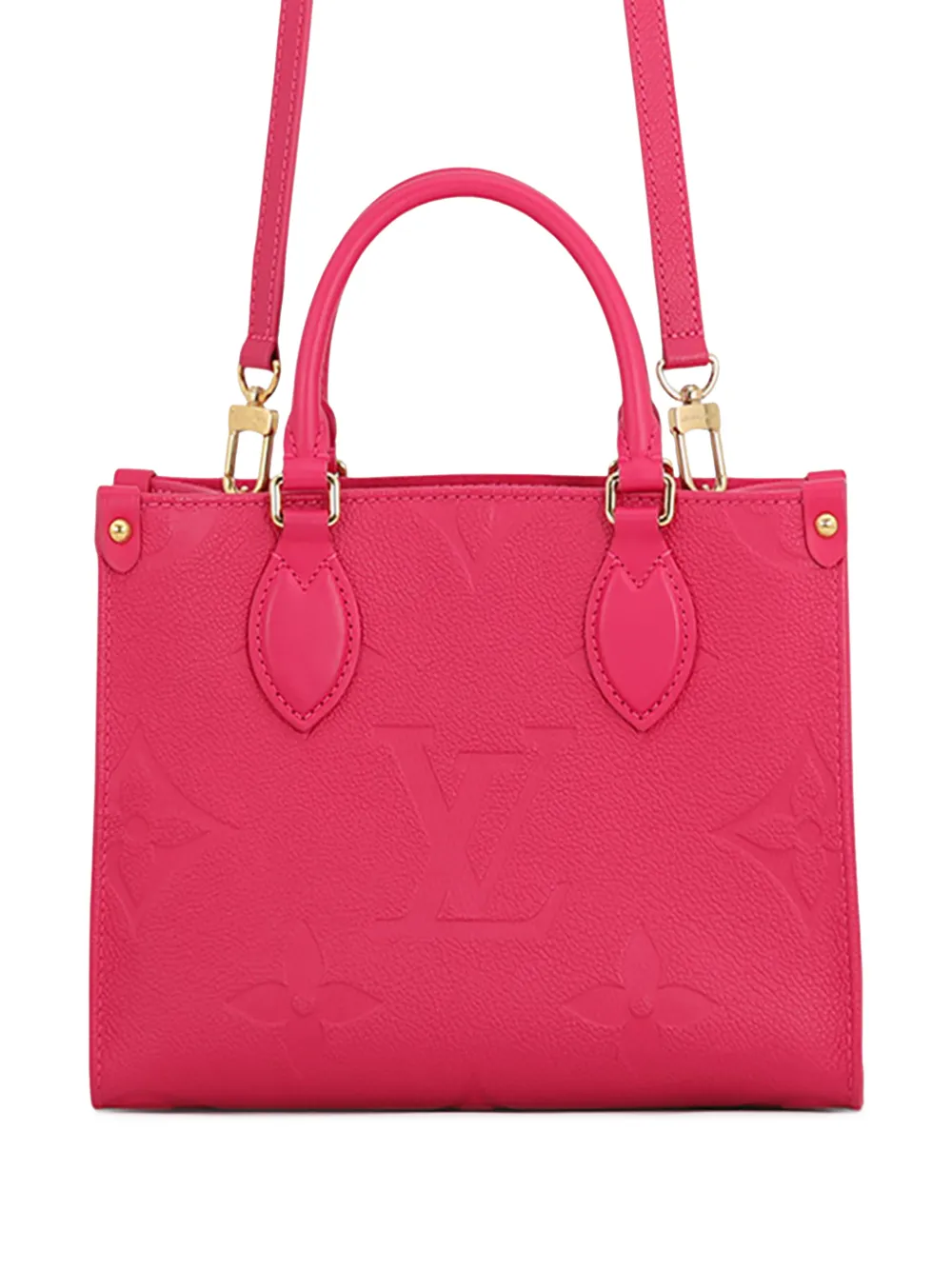 Louis Vuitton Pre-Owned 2021-2026 Monogram Giant Empreinte Onthego PM satchel - Pink