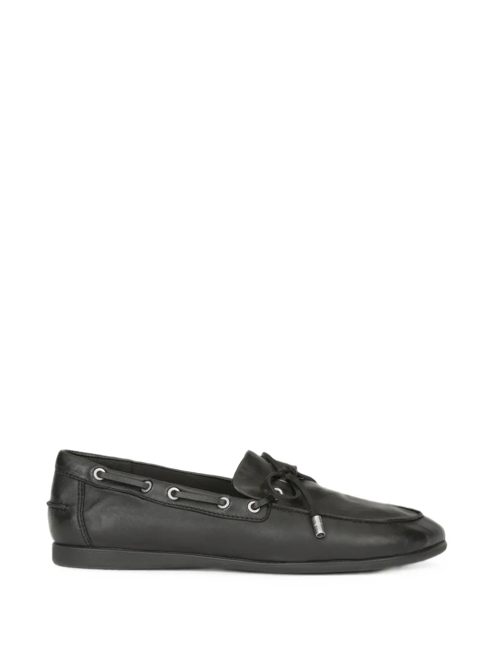 Ash Joker Leather Loafers In Black