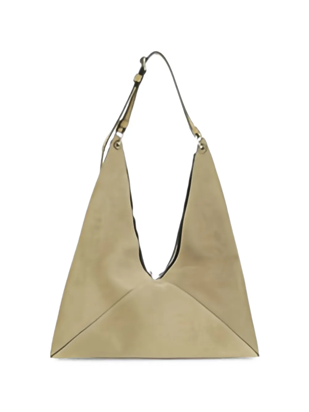 Moschino suede shoulder bag - Toni neutri