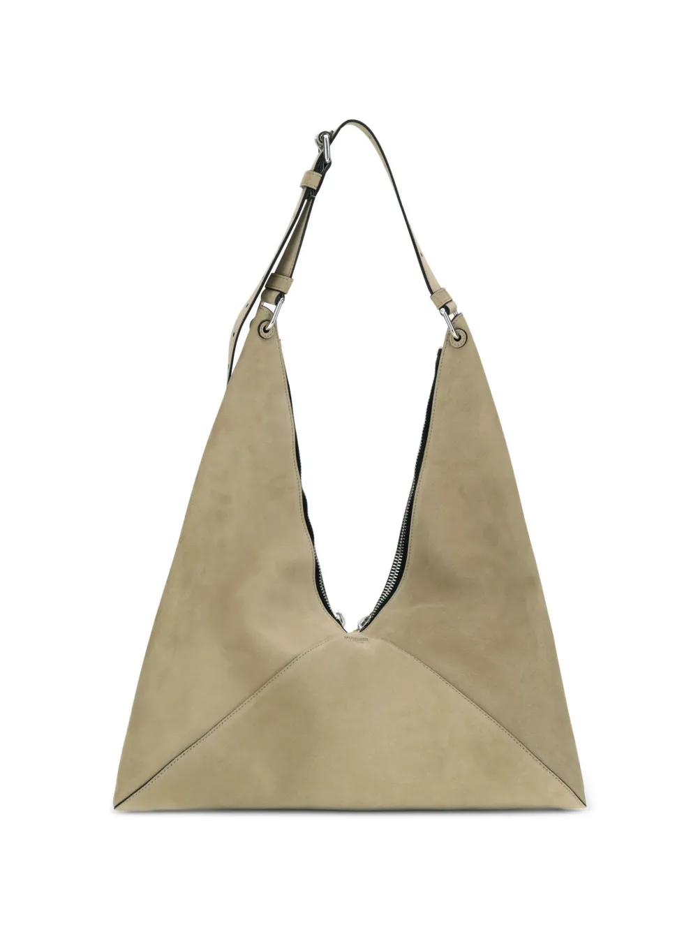 Moschino suede shoulder bag - Neutrals