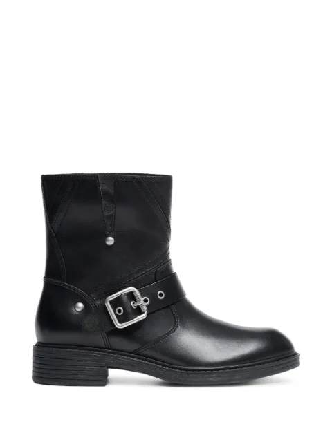 Ash Floss Flower leather biker boots