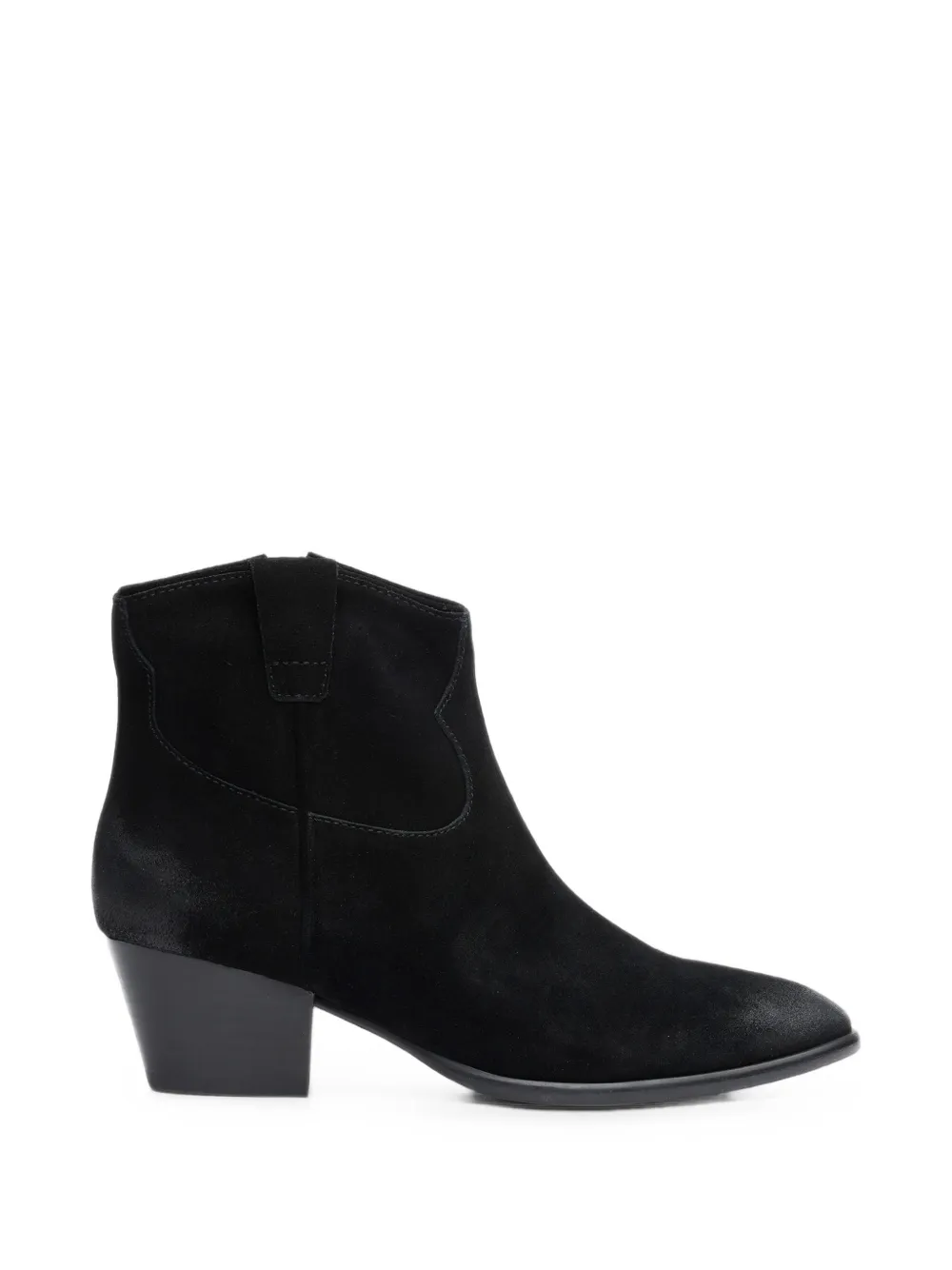 Ash Fame Cowboy Boots In Black