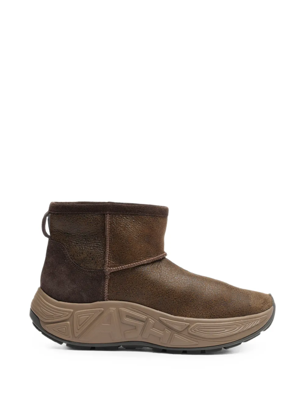 Ash Everest Ankle Boots In Brown