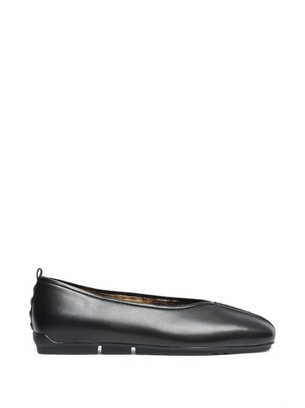 Ash Ballerine Breeze con borchie - Nero