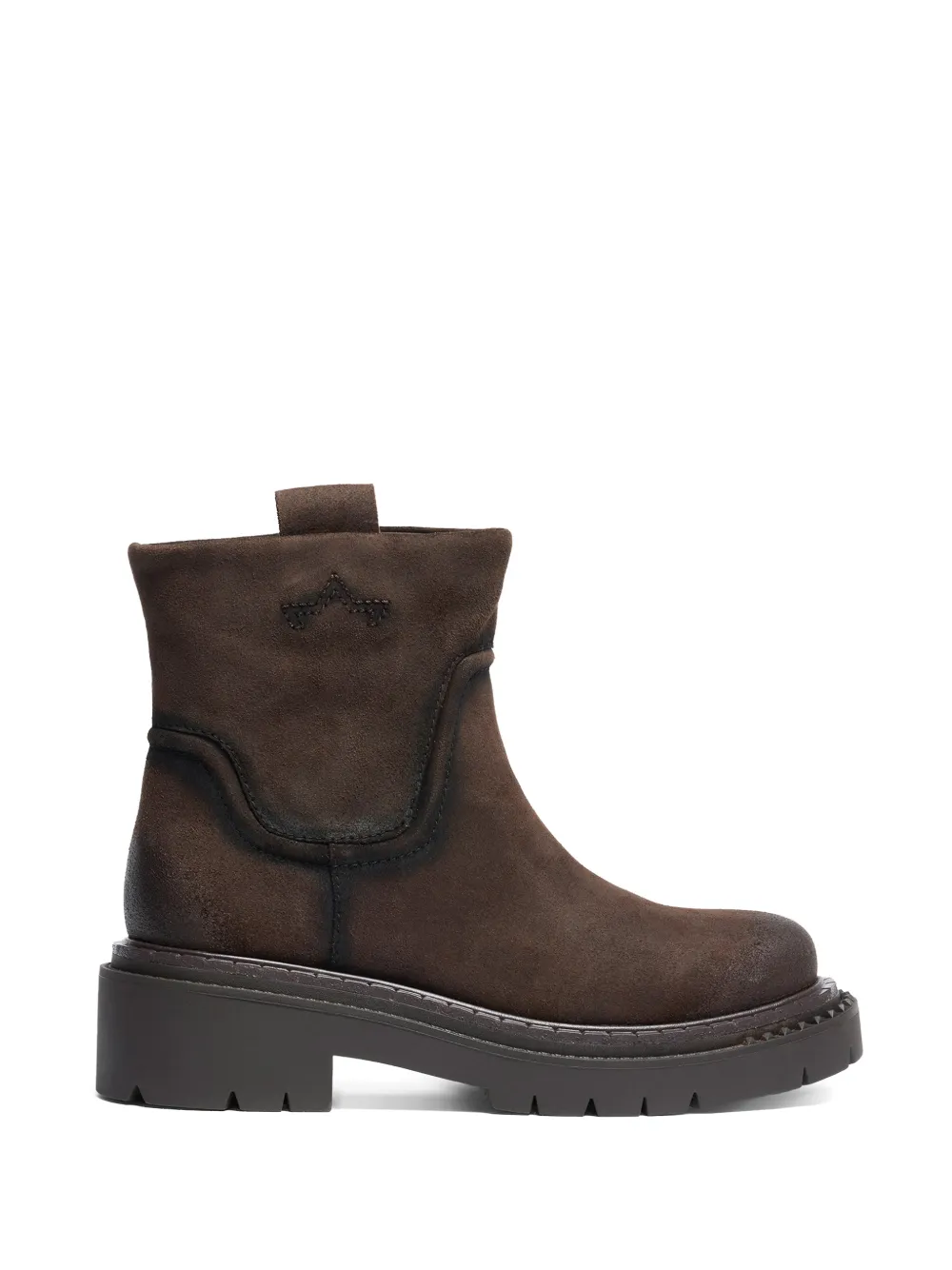 Ash Duffie suede ankle boots