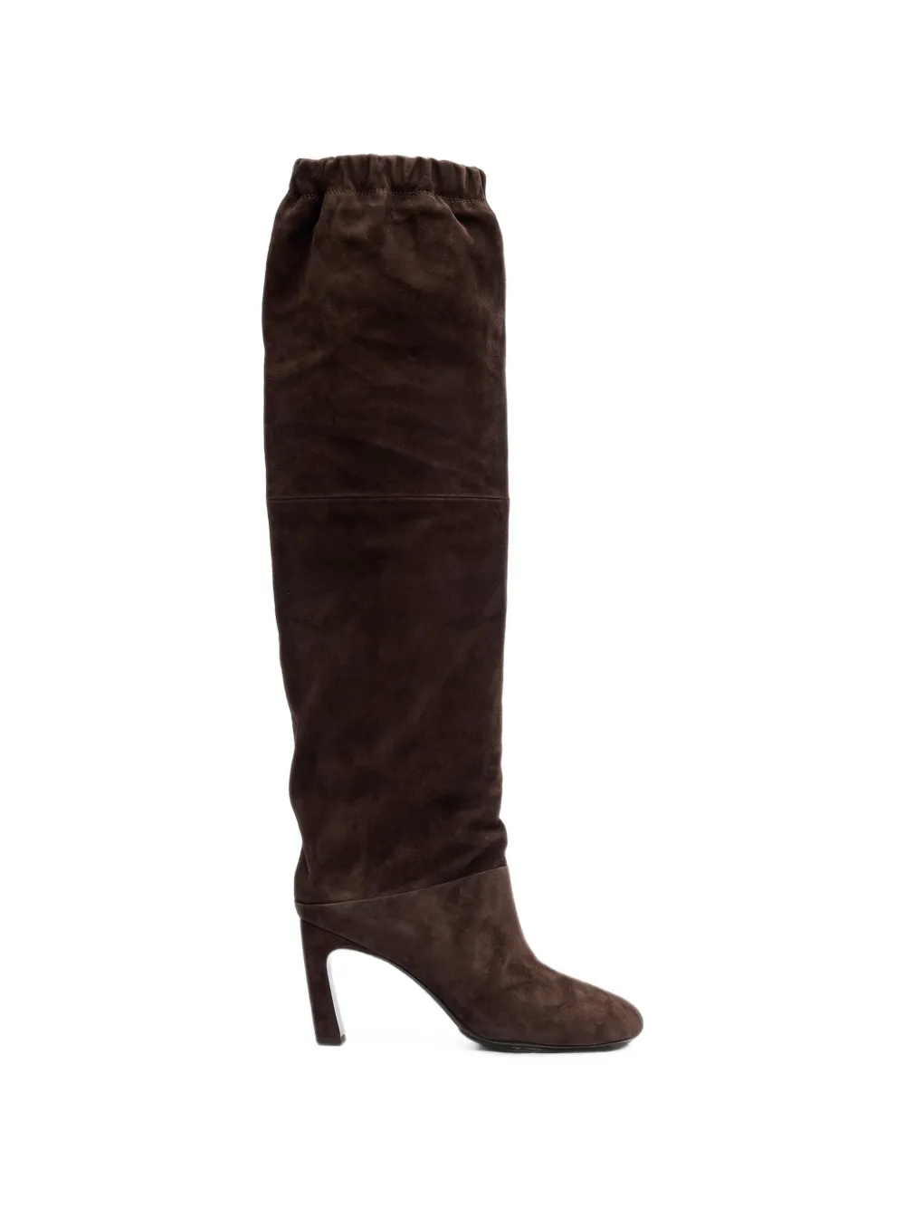 Ash Eden Suede Knee-high Boots In Brown
