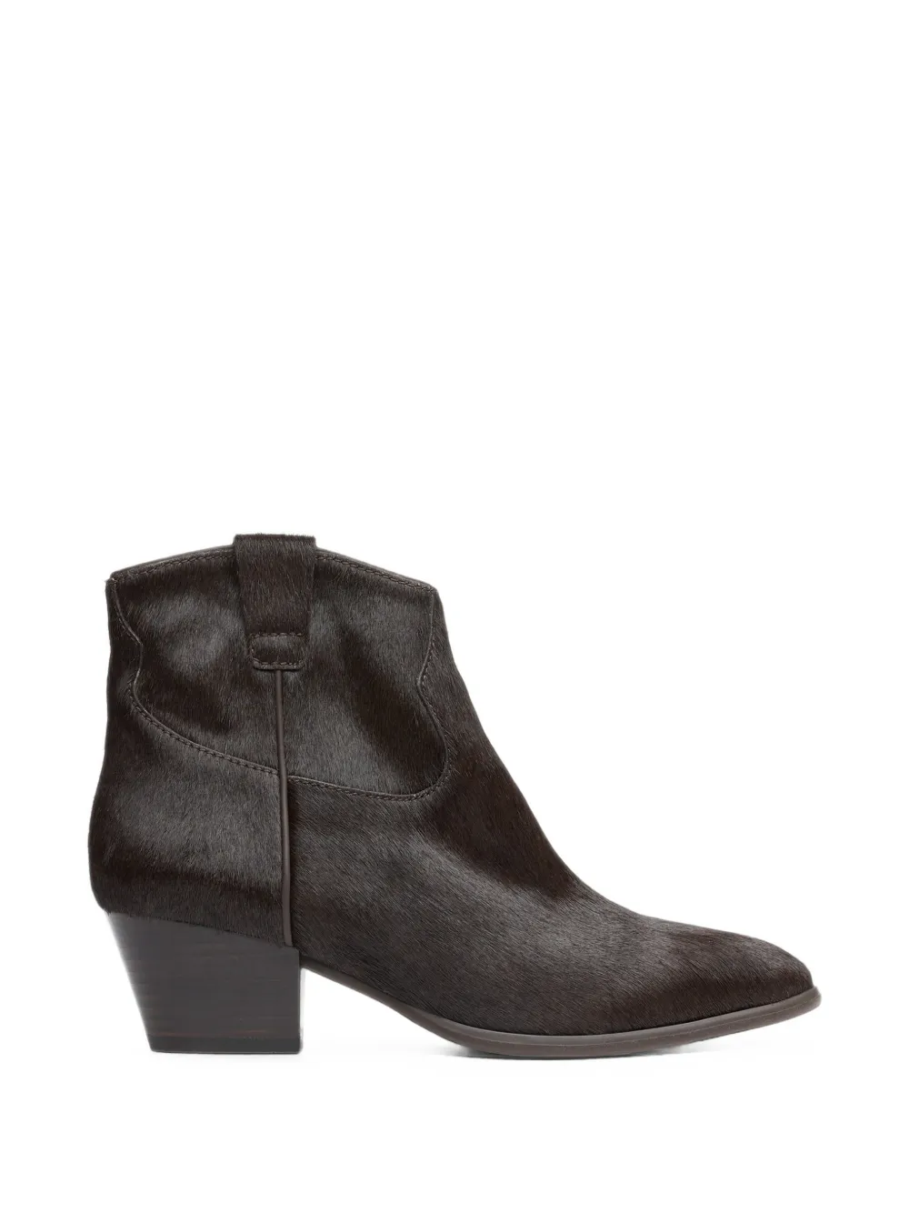 Ash Fame pony-skin effect ankle boots