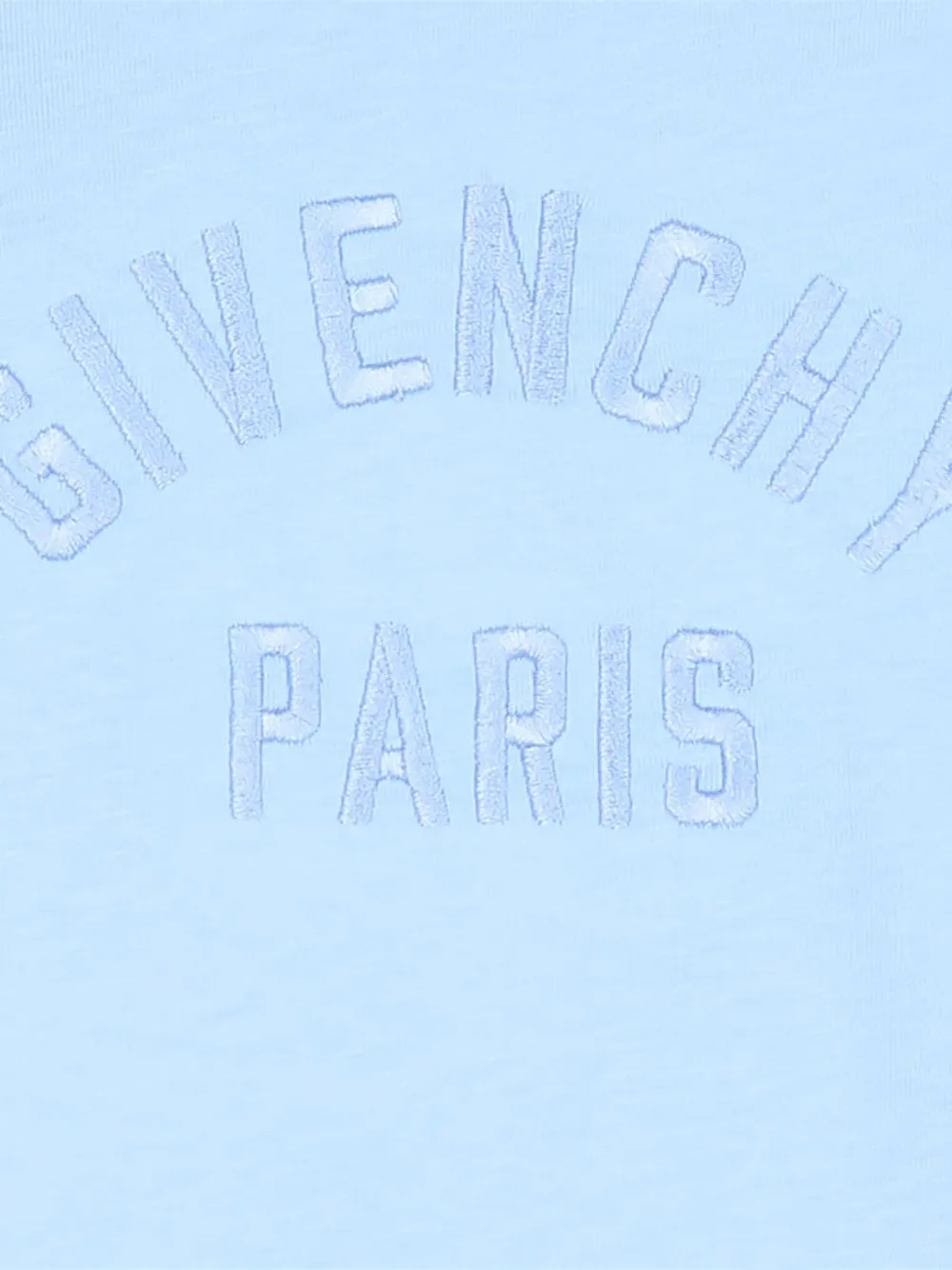 Givenchy Kids T-shirt met geborduurd logo Blauw