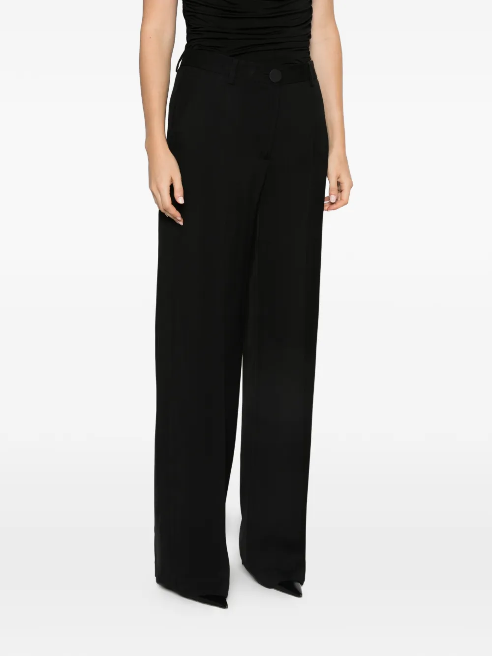 Babylone Paris Broek met wijde pijpen Zwart