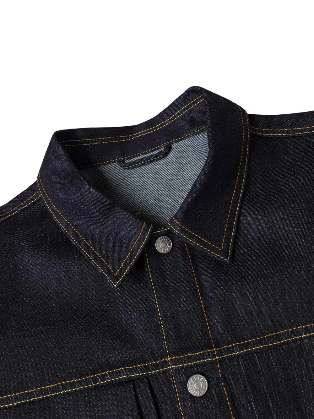 EVISU Denim jack met Seagull-print Blauw