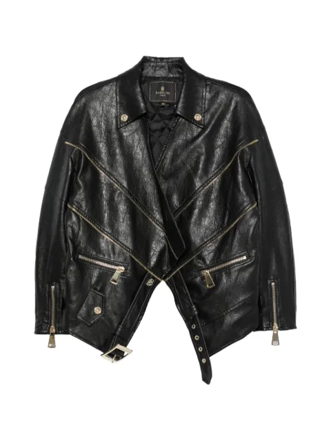 Babylone Paris belted biker jacket