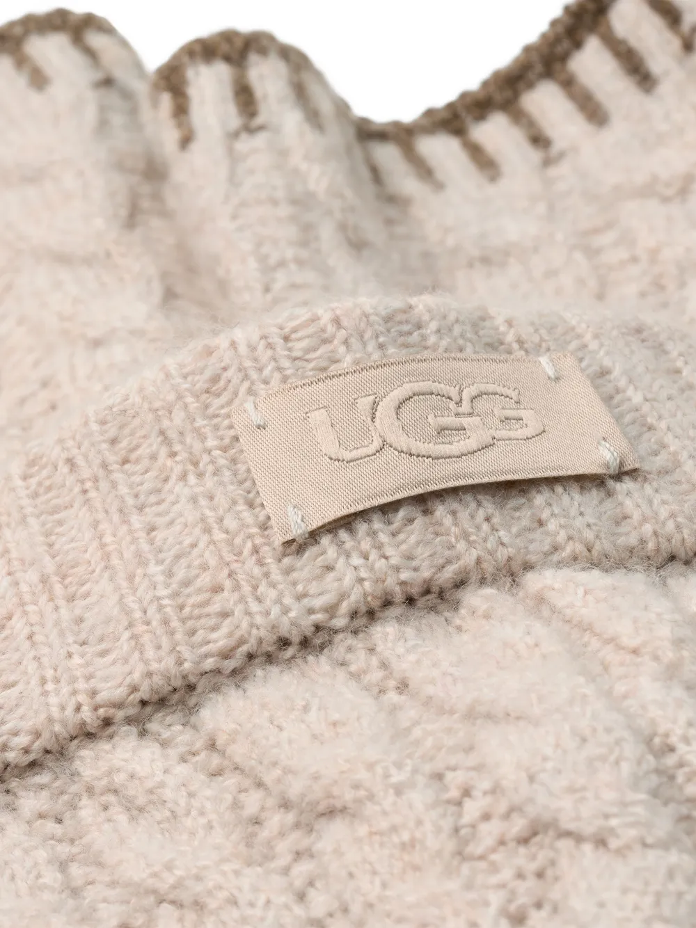 UGG Rylynn kabelgebreide straight broek Beige