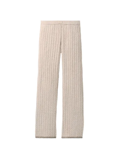 UGG Rylynn cable-knit straight-leg trousers