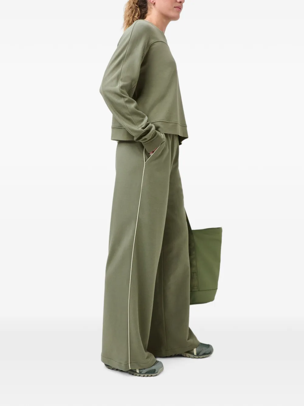 Sweaty Betty After Class trainingsbroek met zijstreep Groen