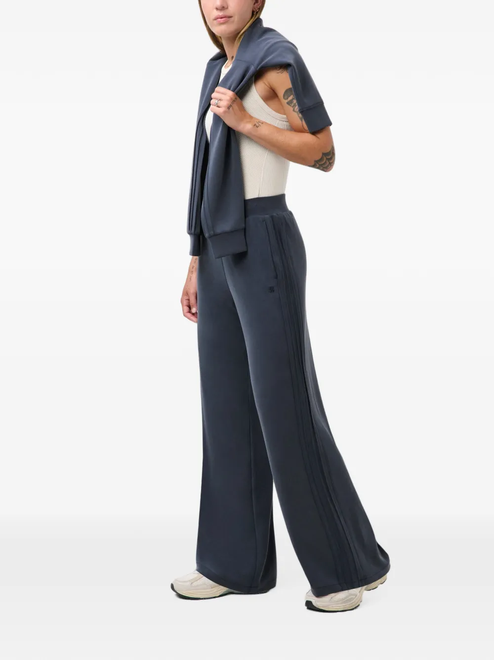 Sweaty Betty Sand Wash trainingsbroek met zijstreep Blauw