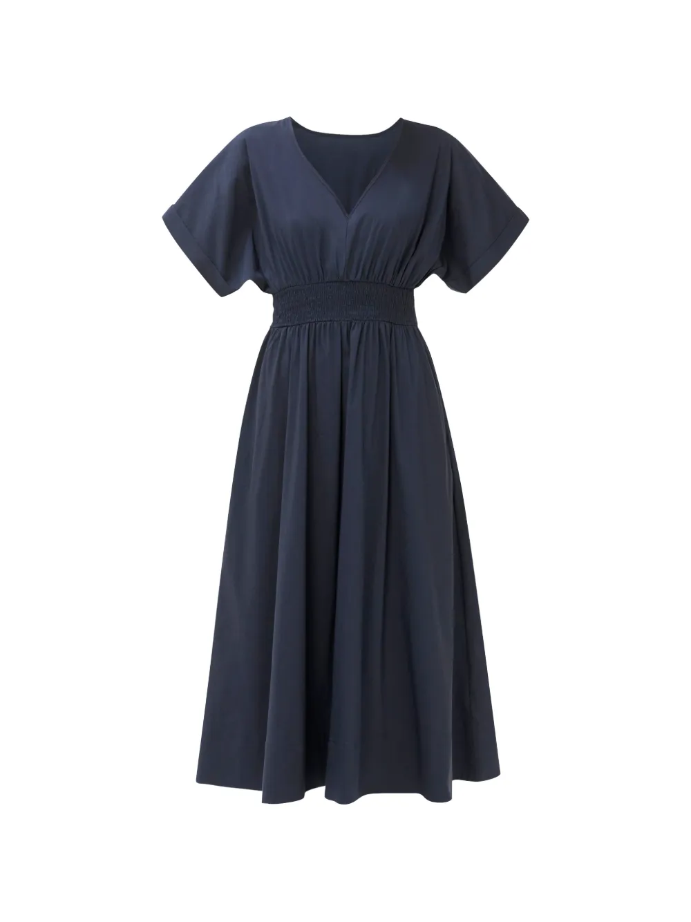 Sweaty Betty Sloane smocked-waist V-neck midi dress