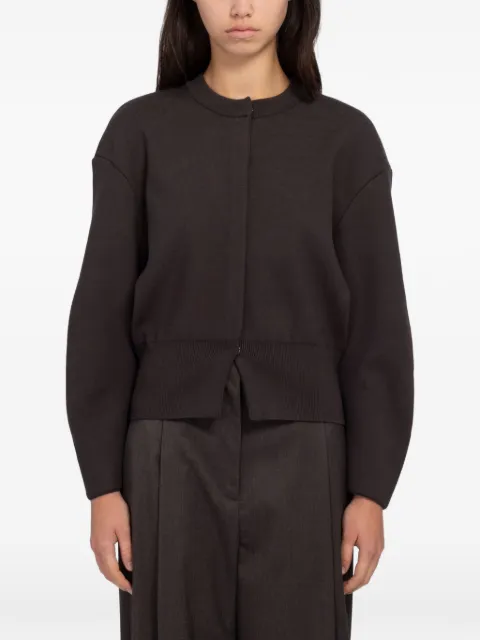 Amomento cardigan à manches arrondies