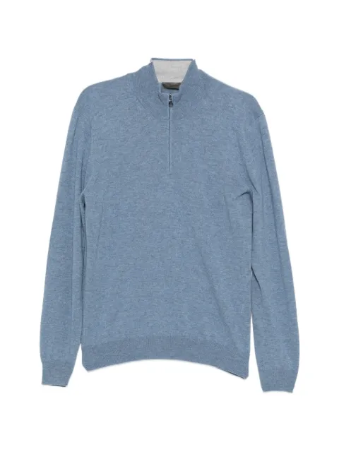 Ferrante quarter-zip knitted sweater