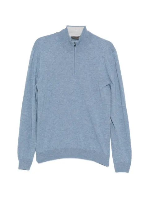 Ferrante quarter-zip knitted sweater