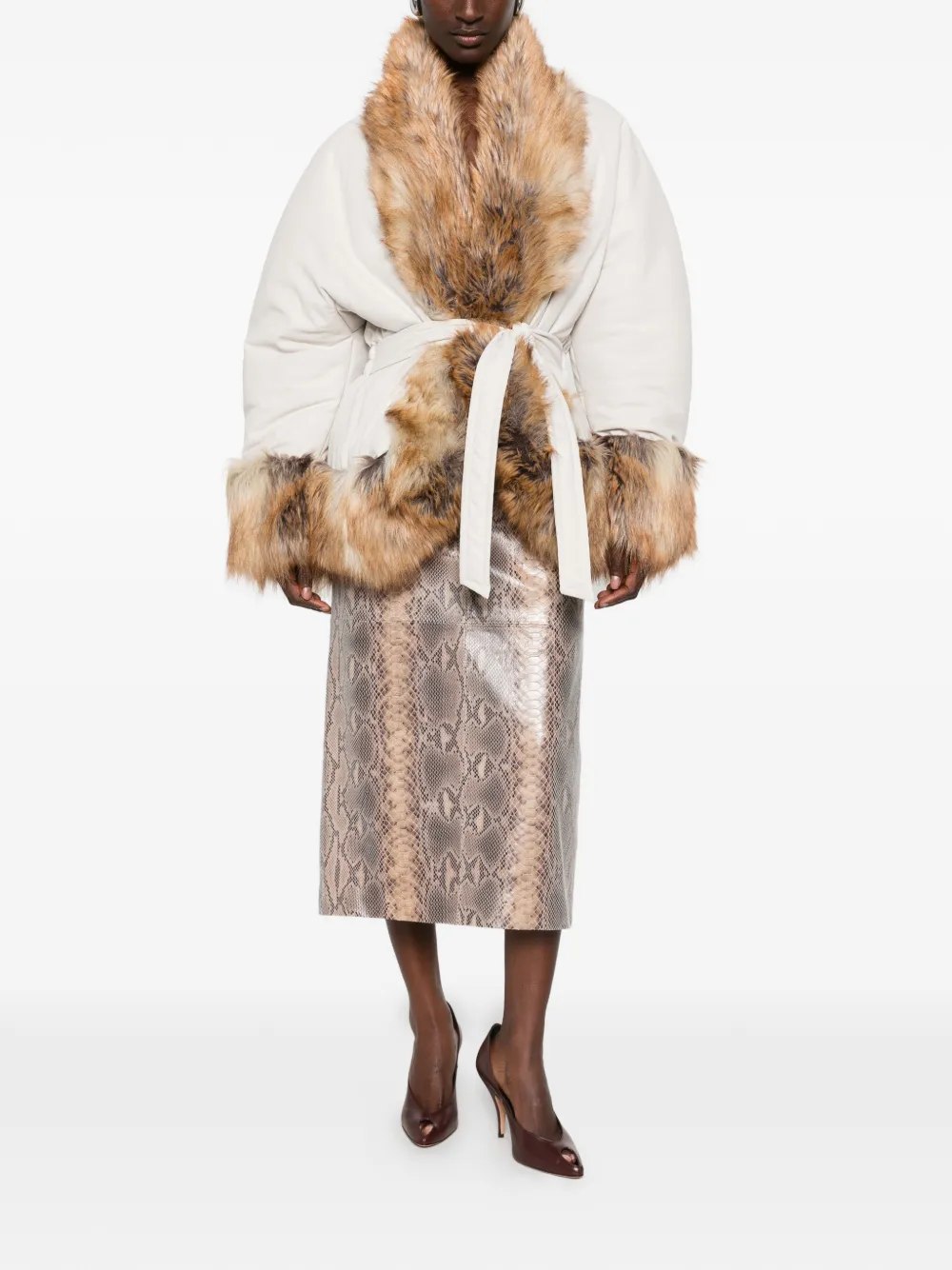 THE ANDAMANE Mantel Beige