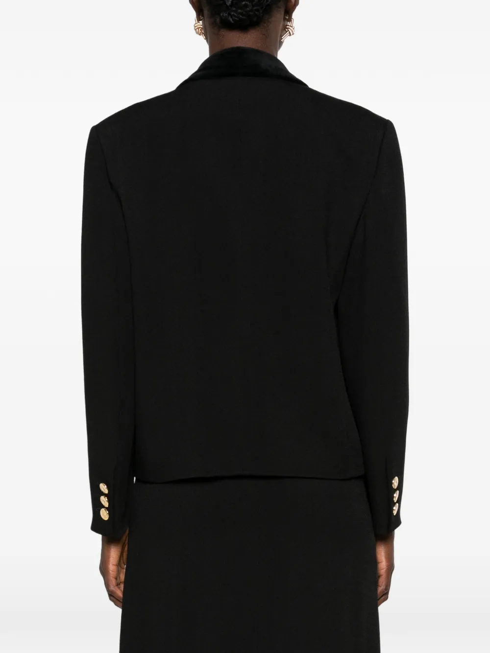 Blazé Milano Luna Sunfire Blazer in Black, view 4
