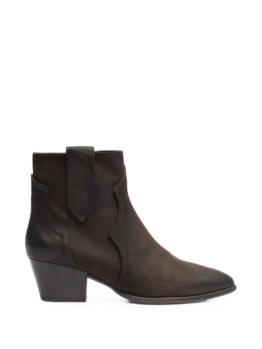 Ash Flare suede coboy boots