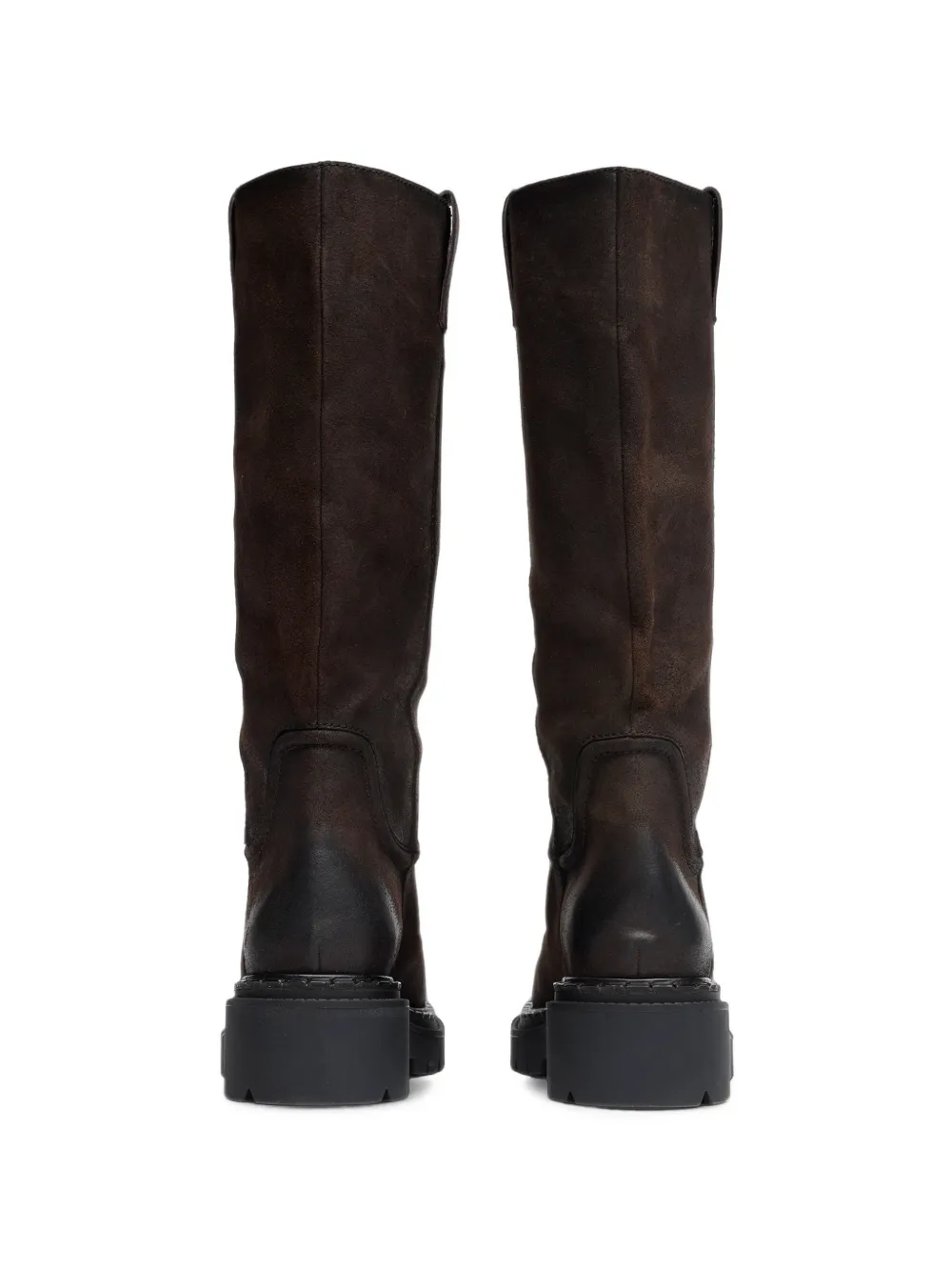 Ash Detroit leather knee-high boots Bruin