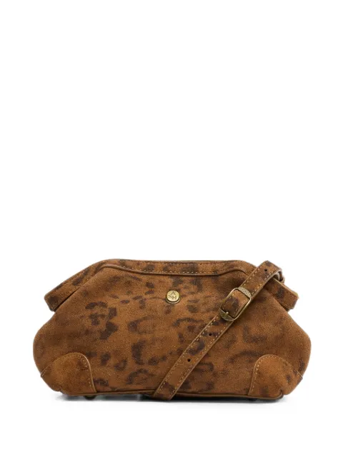 Ash July leopard-print suede mini bag
