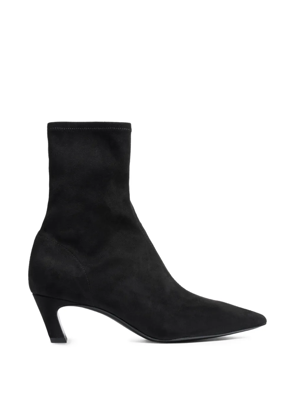Ash Viva pointed-toe heeled ankle boots - Schwarz