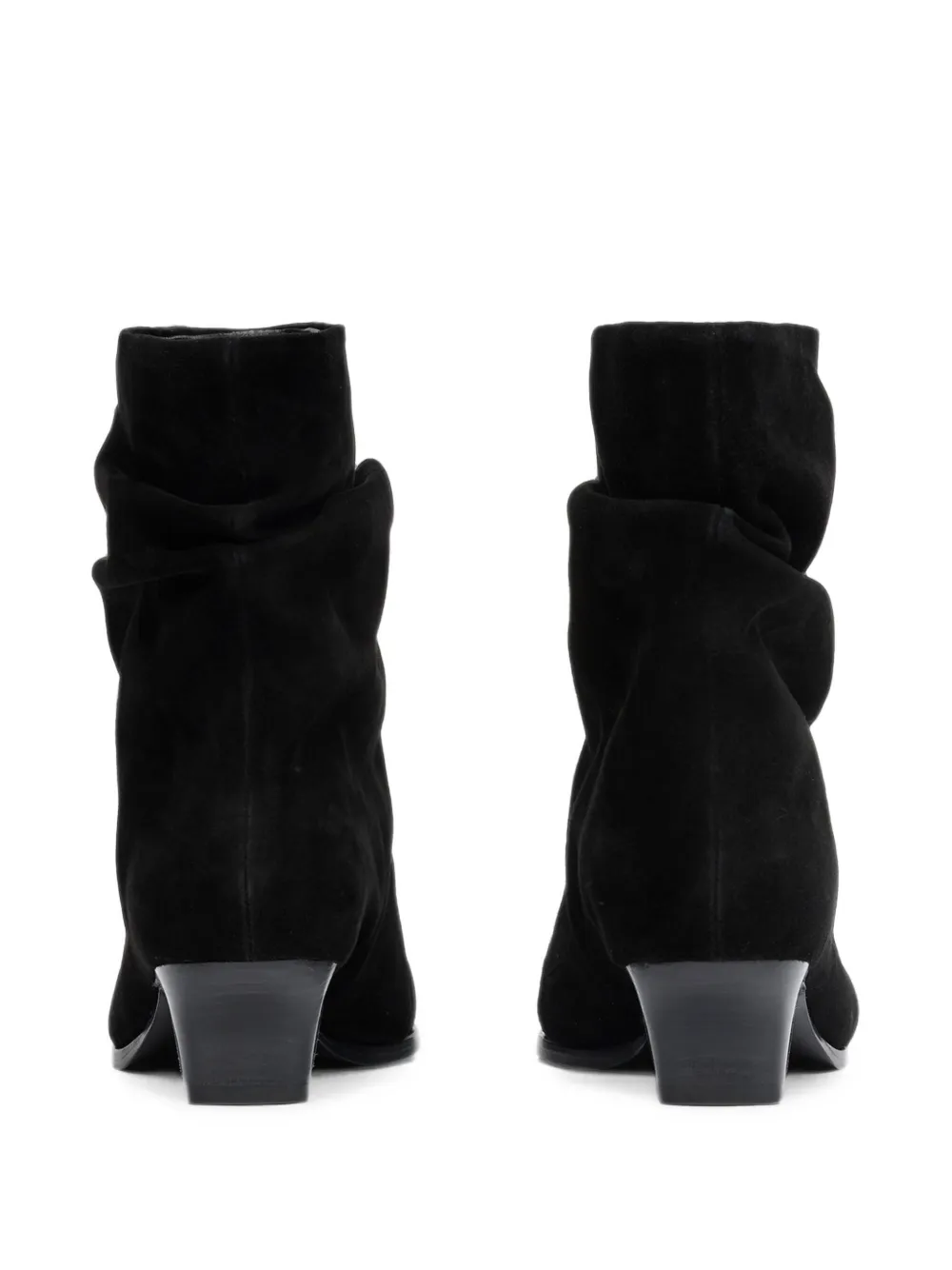 Ash Trinity slouchy ankle boots Zwart