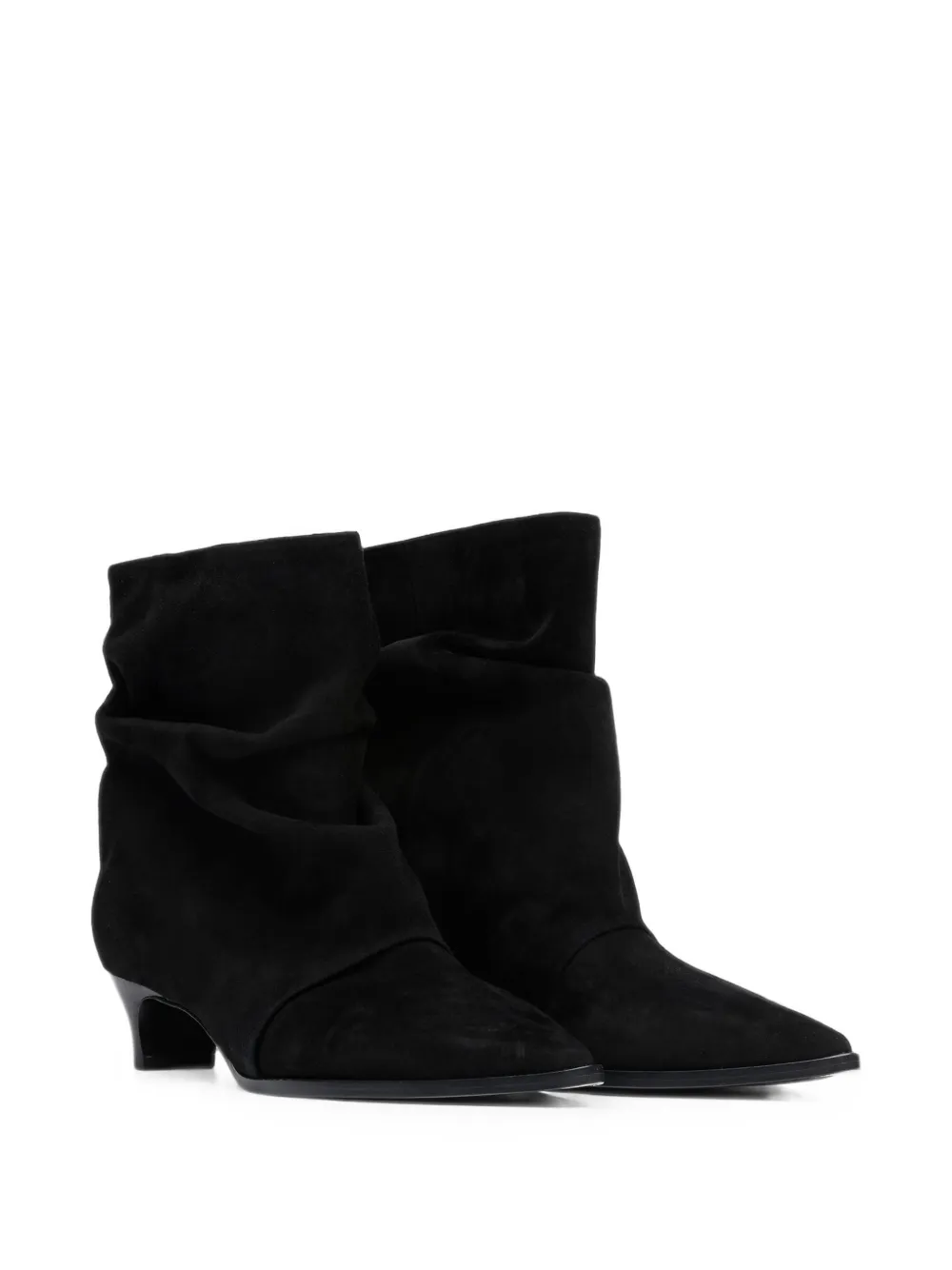 Ash Trinity slouchy ankle boots Zwart