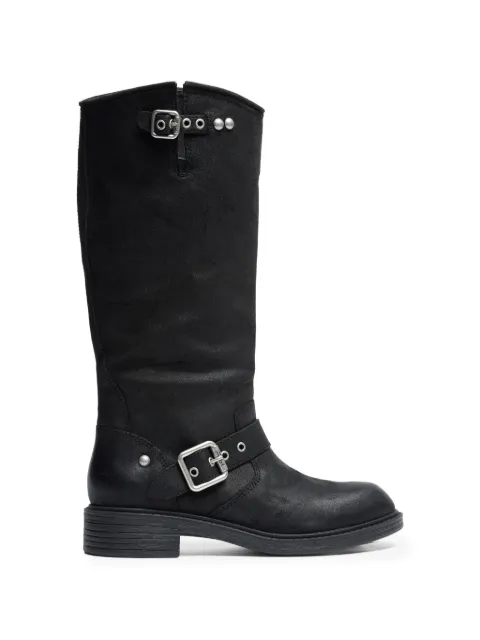 Ash Freesia buckle-detail leather biker boots