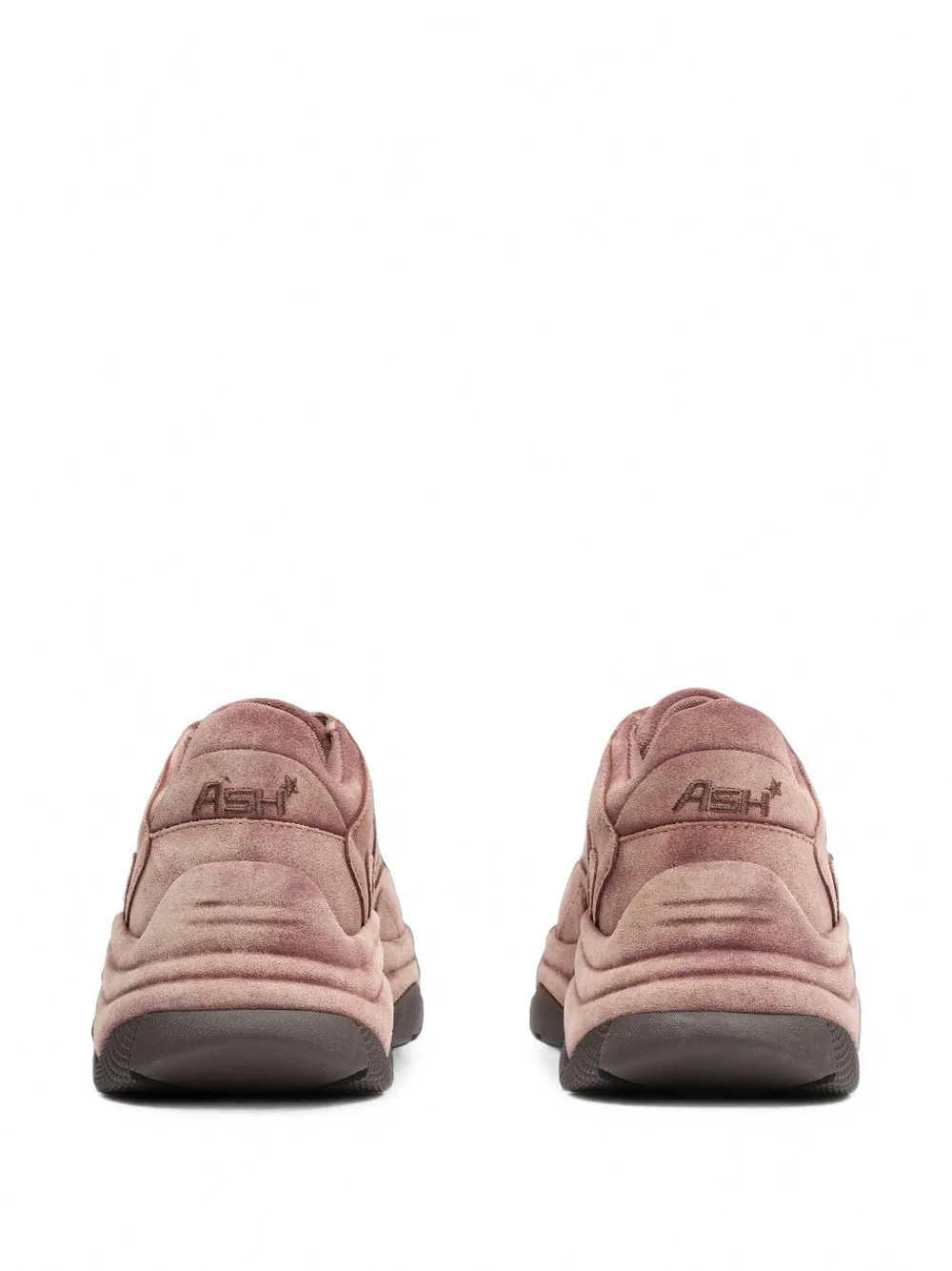 Ash Addict BIs panelled chunky-sole low-top sneakers Roze