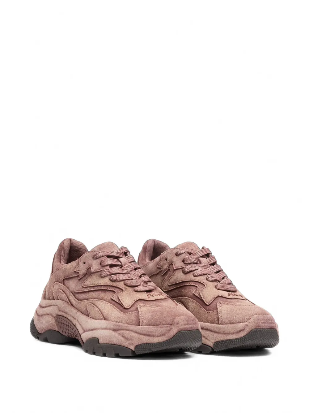 Ash Addict BIs panelled chunky-sole low-top sneakers Roze