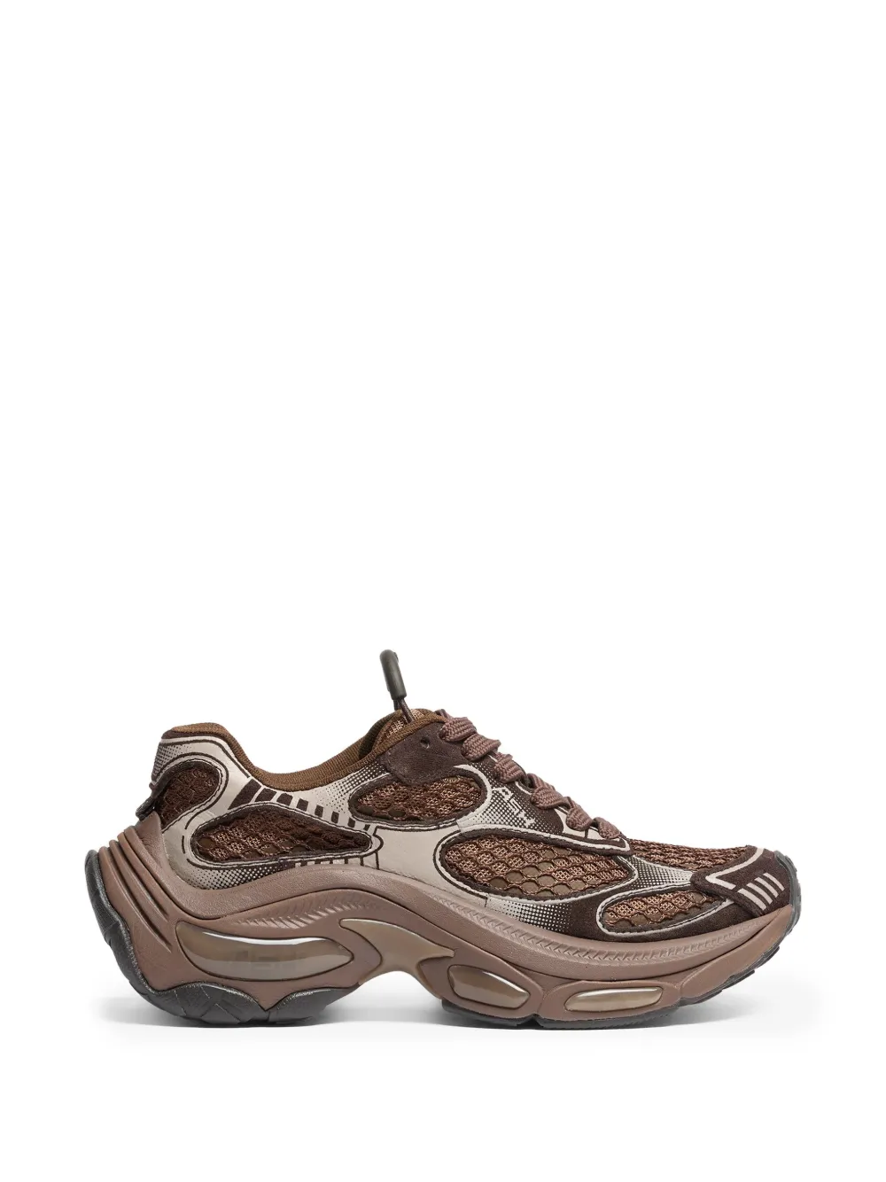 Ash Dragon Sneakers mit Einsätzen - Braun