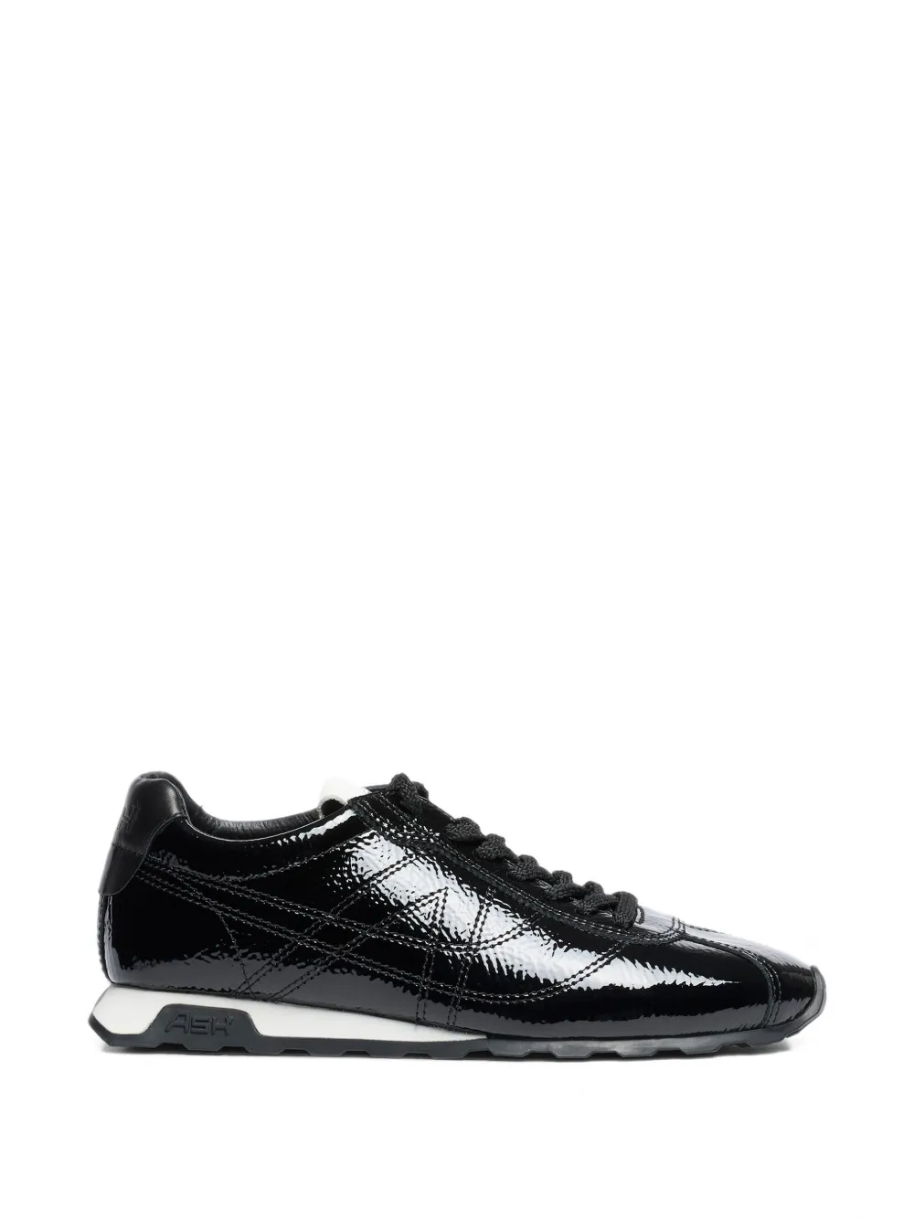 Ash Kill Bill Patent-leather Low-top Sneakers In Black