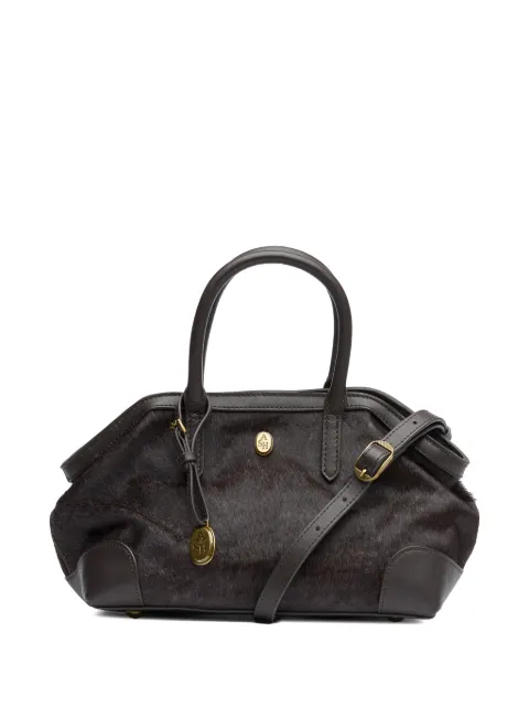 Ash Josephine calf hair-panelled tote bag
