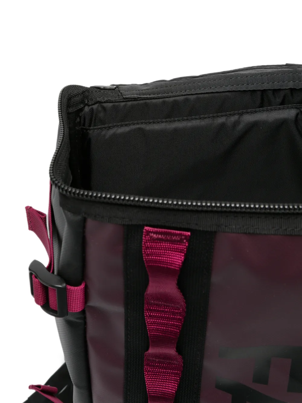 The North Face Rugzak met logo-print en vlakken Paars