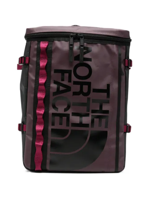 The North Face logo-print panelled backpack