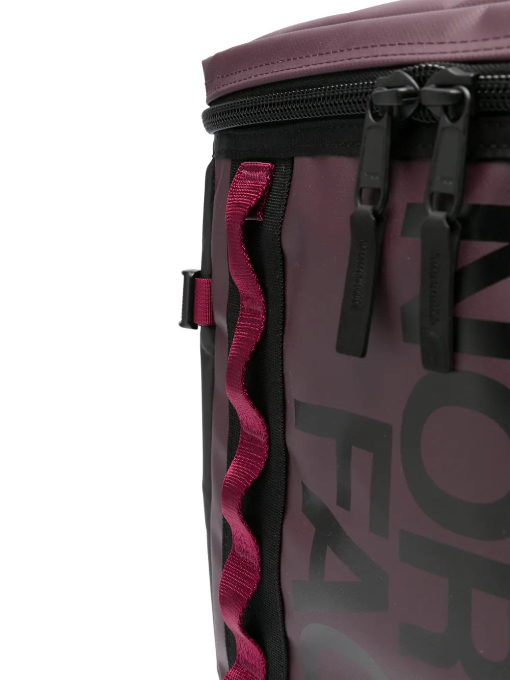 The North Face Rugzak met logo-print en vlakken Paars