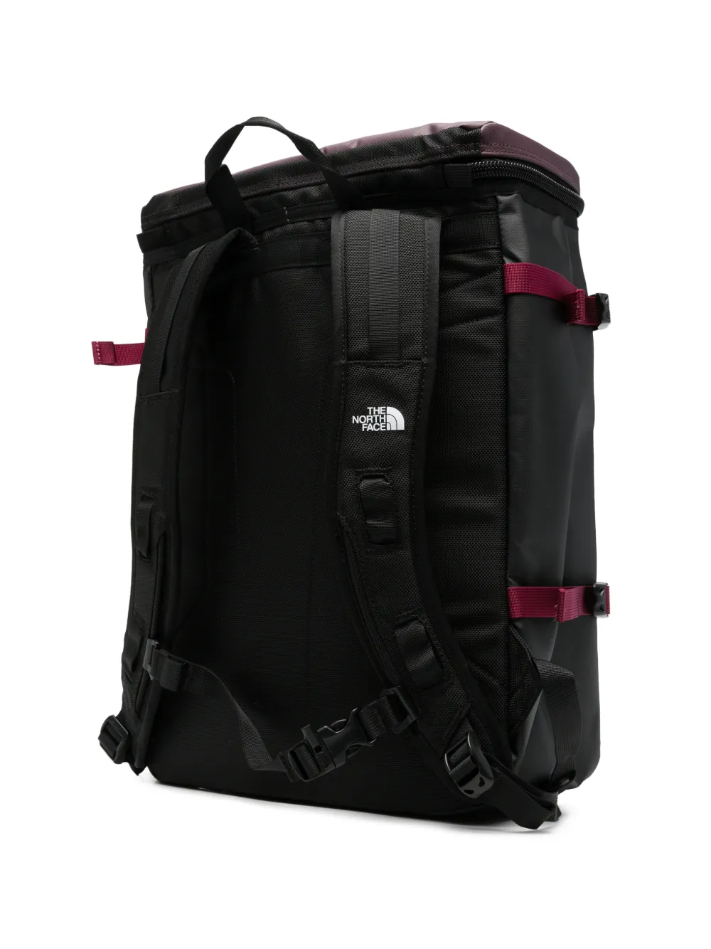 The North Face Rugzak met logo-print en vlakken Paars