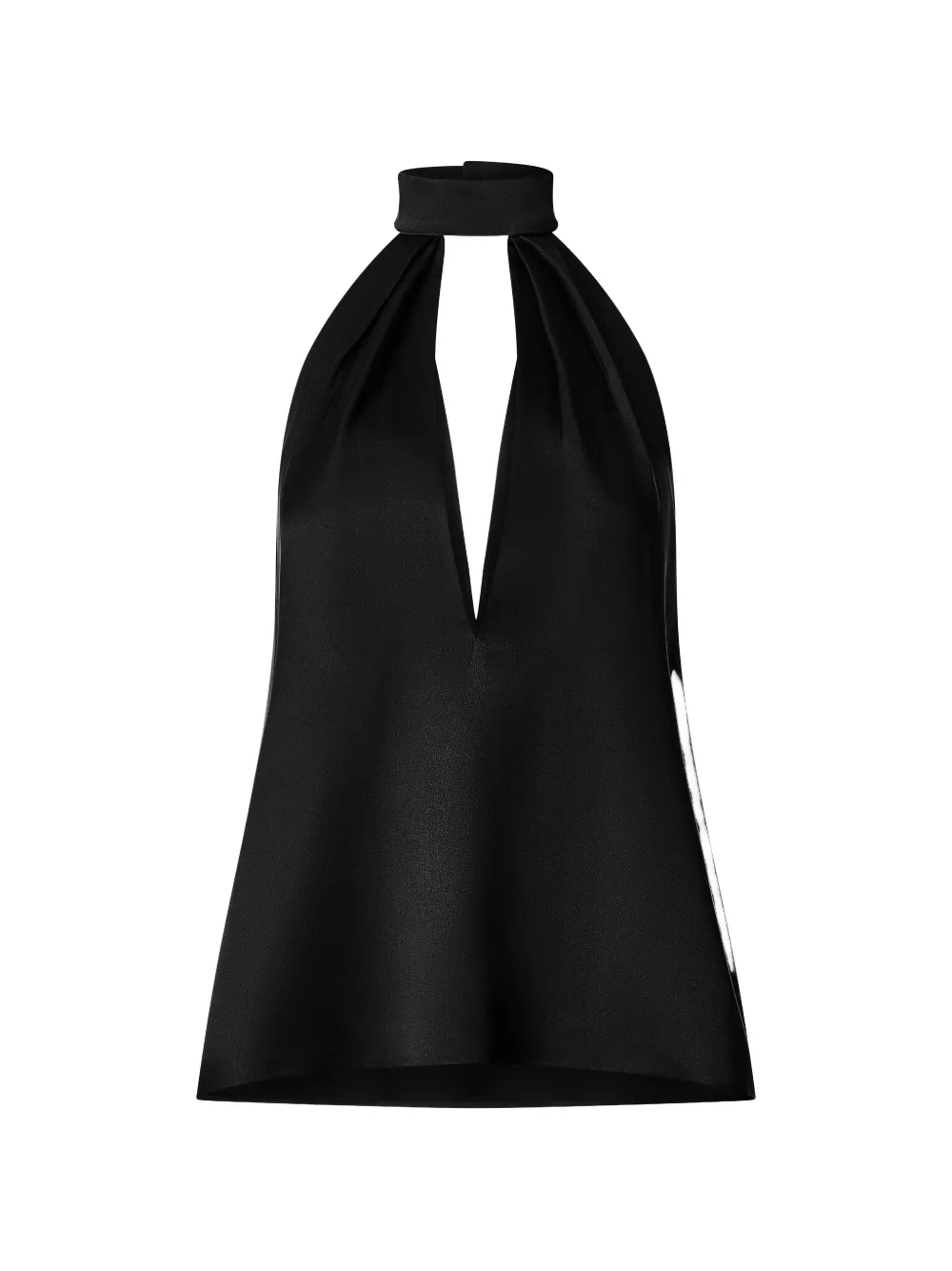 IL VOLO silk halter top - Nero