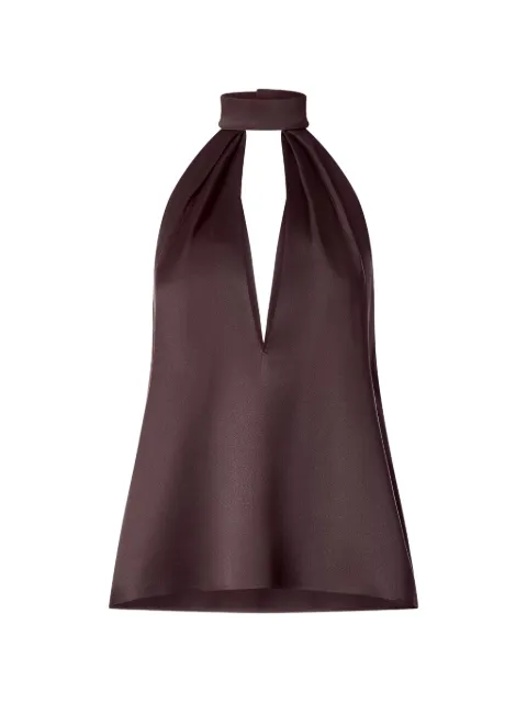 IL VOLO halterneck pleated top